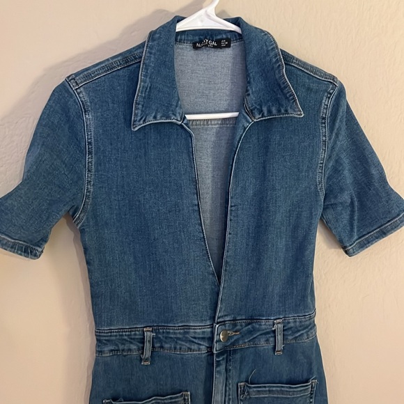 Denim Jumpsuit D12 - Picture 7 of 9